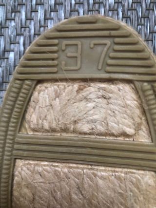 Alpargatas florales rojas talla 37 Nuevas