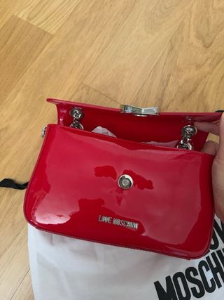 Bolso Love Moschino Rojo Nuevo