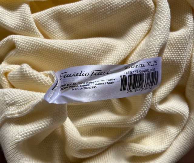 Jersey Emilio Tucci Con Media Cremallera