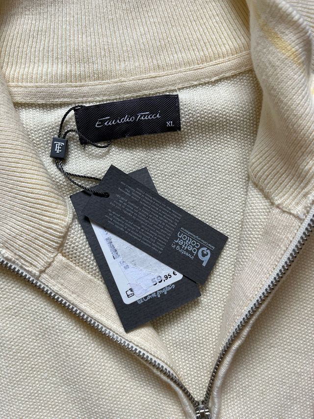 Jersey Emilio Tucci Con Media Cremallera