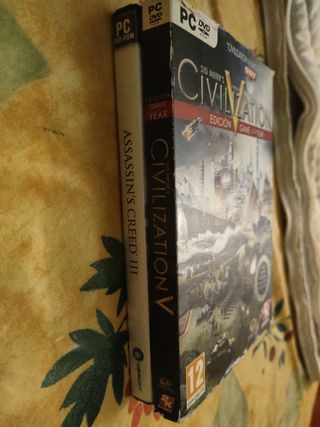 Juegos PC: Civilization V y Assassin's Creed III