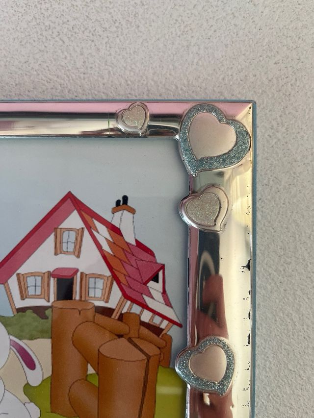 Cornice in lamina d'argento per bambini