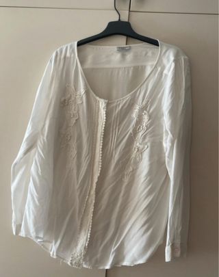 Camisa blanca Cortefiel Talla XL