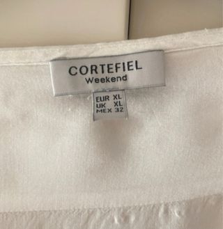 Camisa blanca Cortefiel Talla XL