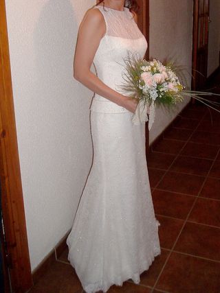 Vestido Novia Pronovias Talla 42 + Cancán