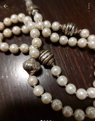 Collana perle fatta a mano