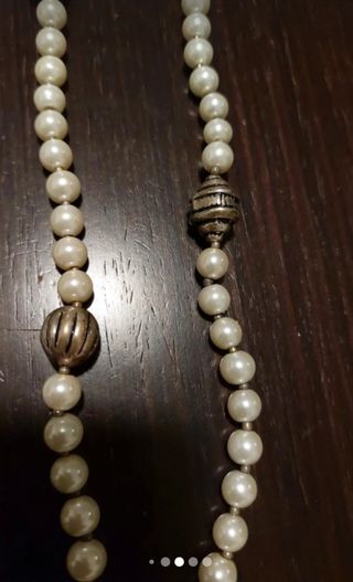 Collana perle fatta a mano