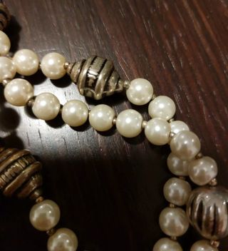 Collana perle fatta a mano