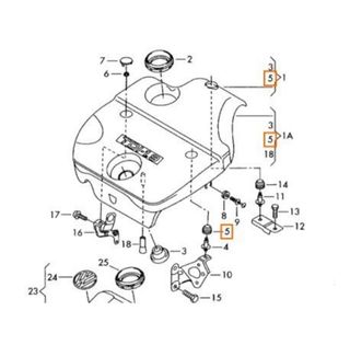 Tapones Tapa VW TDI