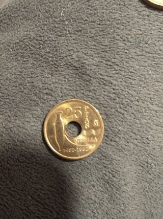 Moneda 25 Pesetas Melilla 1492-1992