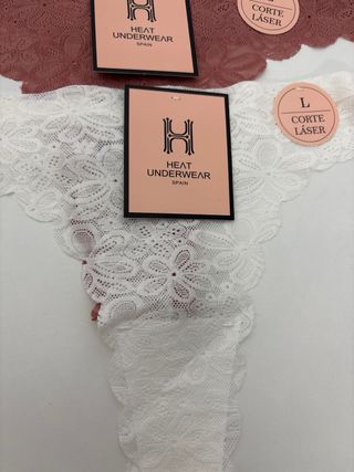 Lote 6 tangas HEAT UNDERWEAR sin costuras Talla L