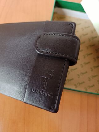 Cartera-Billetera de Piel marca Marisma a Estrenar