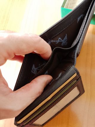 Cartera-Billetera de Piel marca Marisma a Estrenar