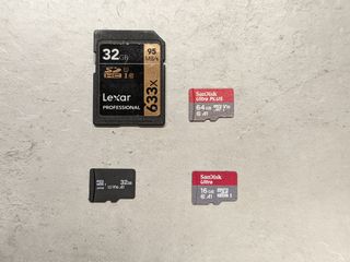 Lote Tarjetas Memoria sd y micro
