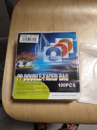 Fundas Doble Cara para CDs/DVDs (100 uds)