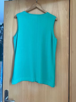 Punt Roma Top Tirantes Anchos Turquesa Talla G