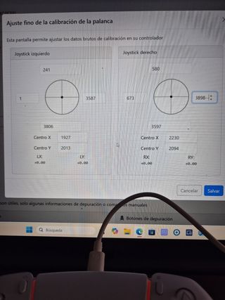 Reparación mando ps5 ps4 sticks TMR de carbono mag