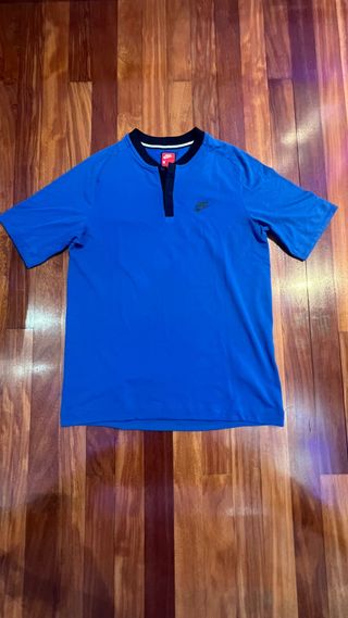 Camiseta Polo Nike Azul y Negro Talla L