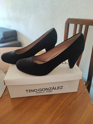 Zapatos de tacón Tino Gonzalez negros talla 40