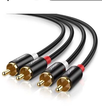 Cable Audio UGREEN 2 RCA a 2 RCA 2m