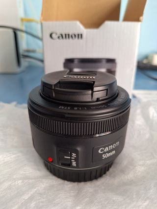 Objetivo Canon EF 50mm f/1.8 STM casi nuevo 