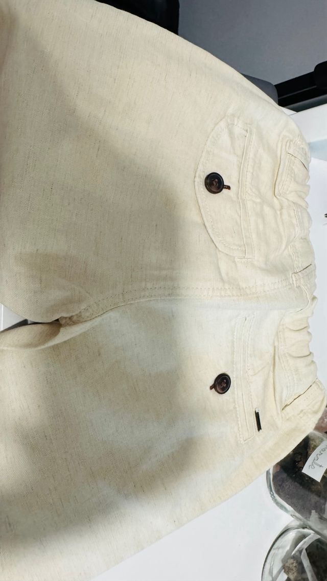 Pantalón de lino para niño sin estrenar