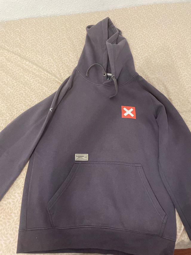 Sudadera Blue Banana Gris