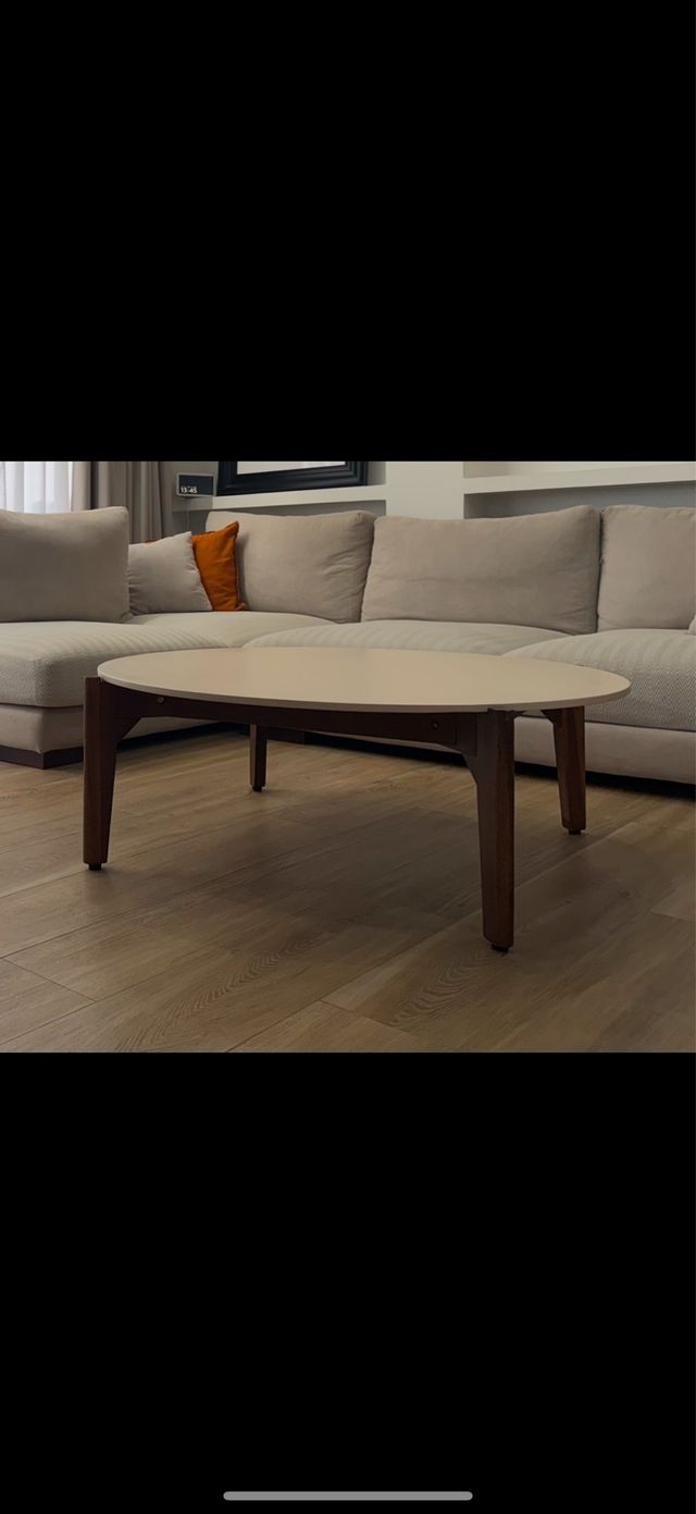 Mesa de centro redonda Sklum Ø100 cm. Nueva