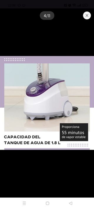 Plancha de vapor vertical