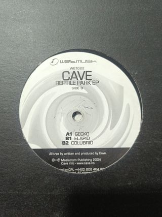 Vinilo Cave Reptile Park EP - WETO22 techno