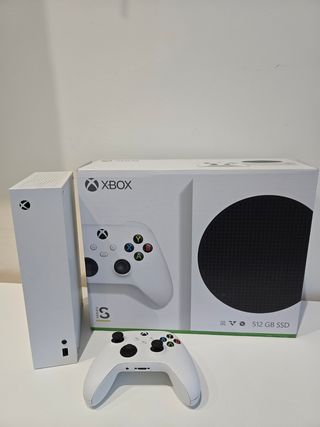 Xbox Series S Blanca con Mando y Caja