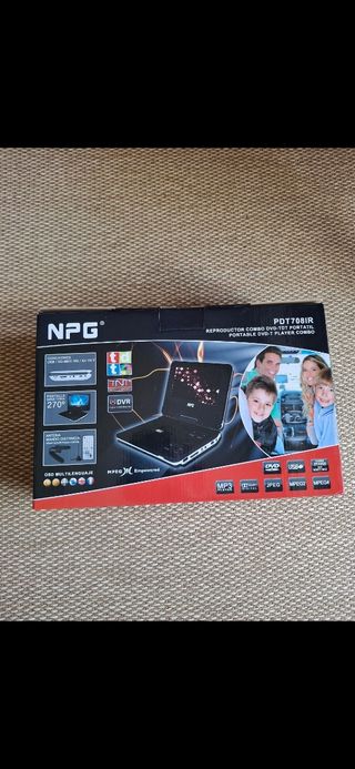 Reproductor DVD Portátil NPG PDT708IR