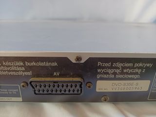 Panasonic DVD-S35 Reproductor DVD/CD para piezas