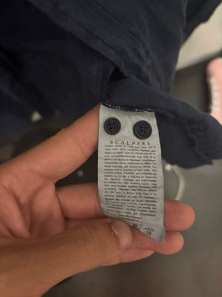 Camisa Scalpers Azul Marino