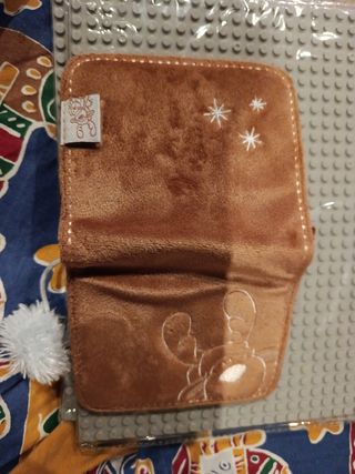 Monedero NICI marrón con peluche de reno