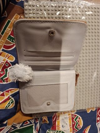 Monedero NICI marrón con peluche de reno