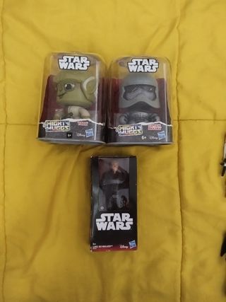 Figuras Star Wars: Yoda, Phasma, Luke Skywalker