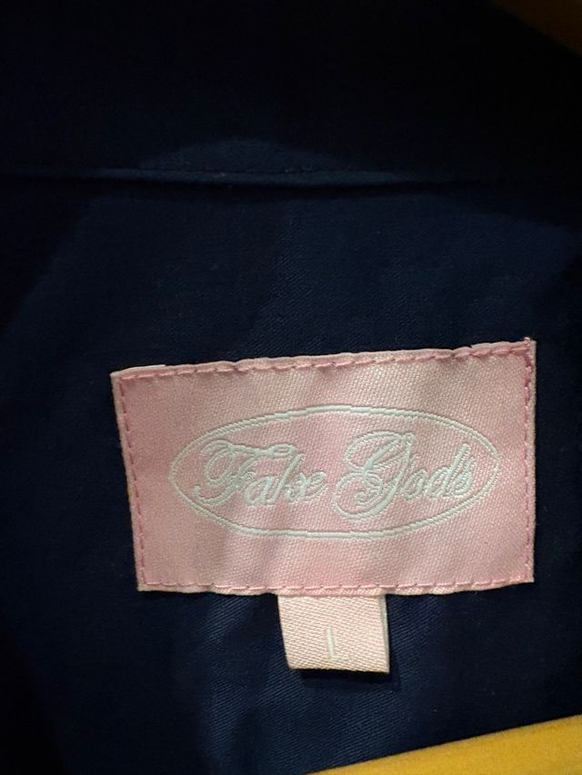 Camisa manga corta Fake Gods azul