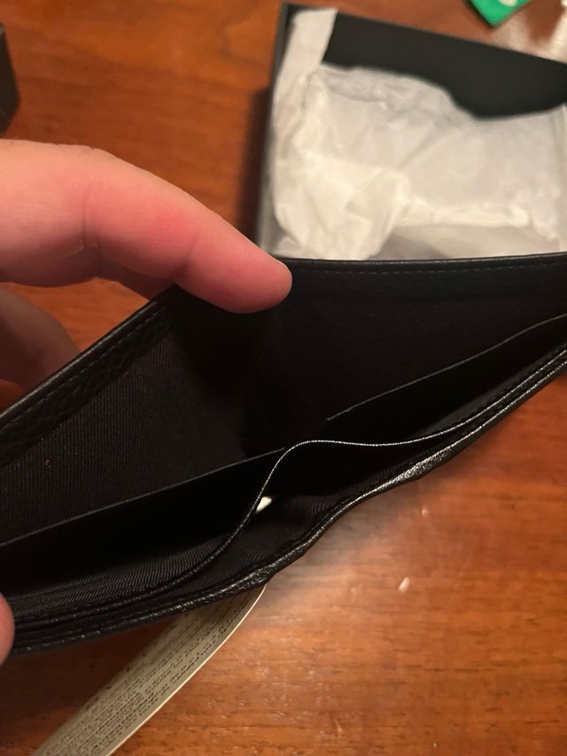 Portafoglio Bulgari Pelle Nera