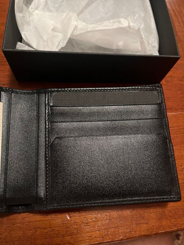 Portafoglio Bulgari Pelle Nera