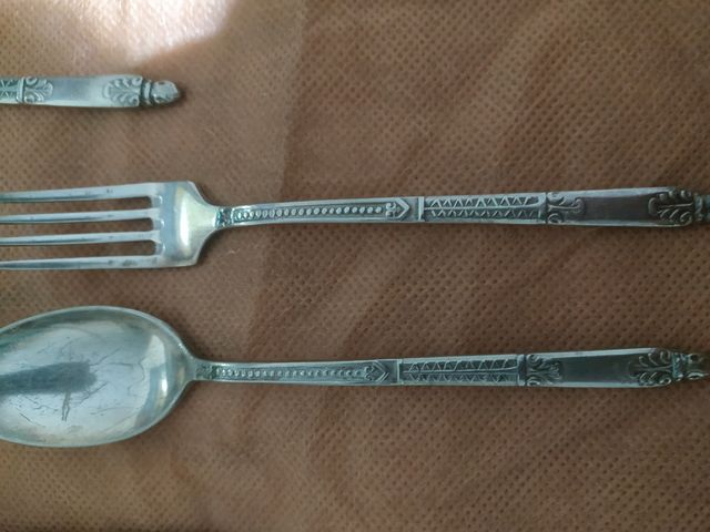 Rebajado Cubertería vintage plateada