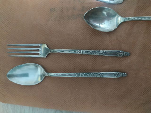 Rebajado Cubertería vintage plateada