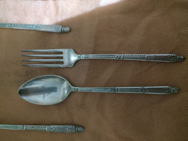 Rebajado Cubertería vintage plateada