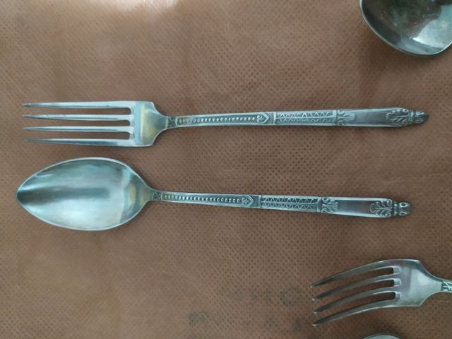 Rebajado Cubertería vintage plateada