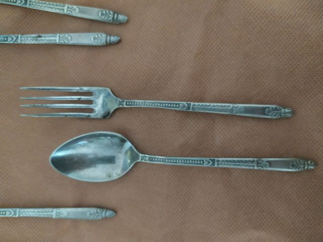 Rebajado Cubertería vintage plateada