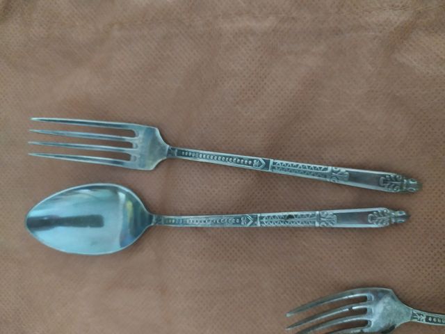 Rebajado Cubertería vintage plateada