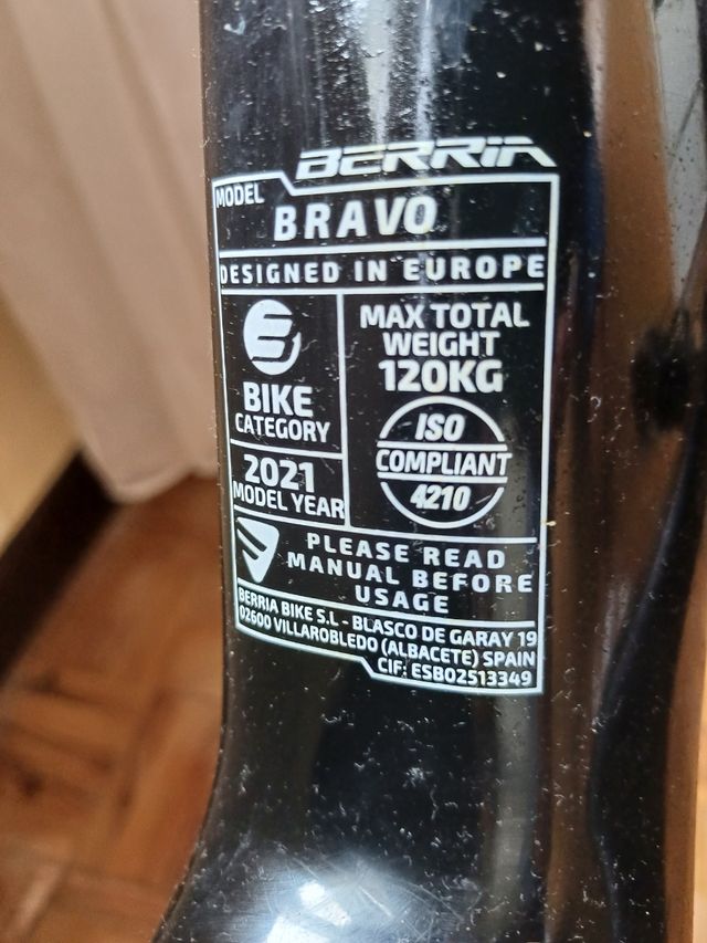 Bicicleta Berria Bravo 2021