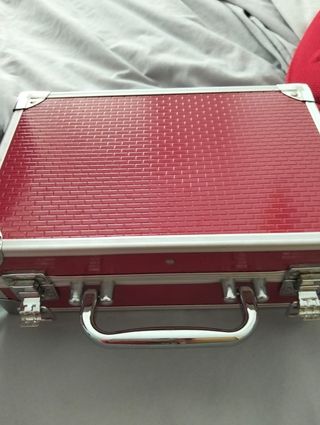 Maletín Portamaquillaje Rojo