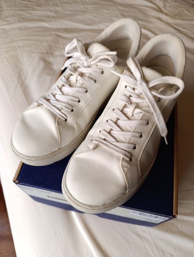 Zapatillas YUCCS Mujer Talla 39 Blancas.