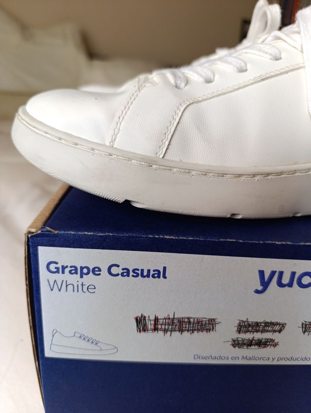 Zapatillas YUCCS Mujer Talla 39 Blancas.